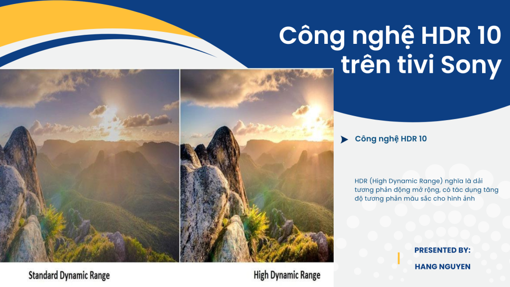 Những công nghệ mới trên tivi Sony hiện nay